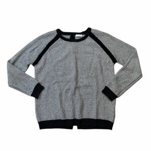 FRNCH Black and White Sweater